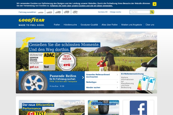 goodyear theme websites examples