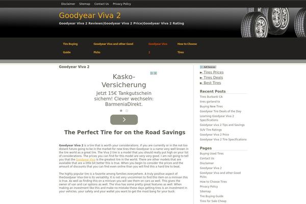goodyearviva2.com site used Gray and gold