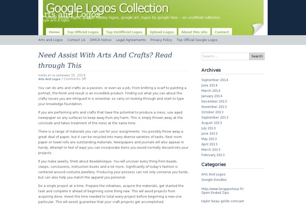 google-logos.com site used Big City