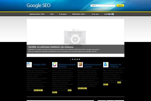 Oxygen-theme theme site design template sample