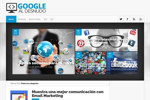 Nexus theme site design template sample