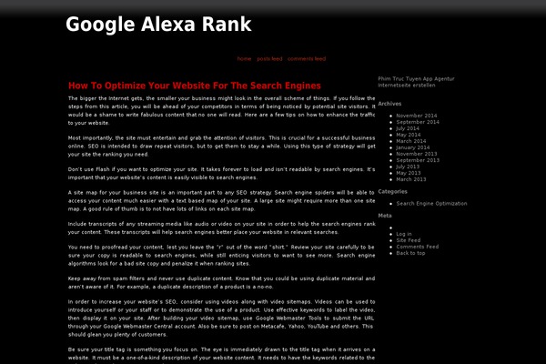 googlealexarank.com site used KeKe