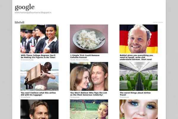 Magazine Basic theme site design template sample