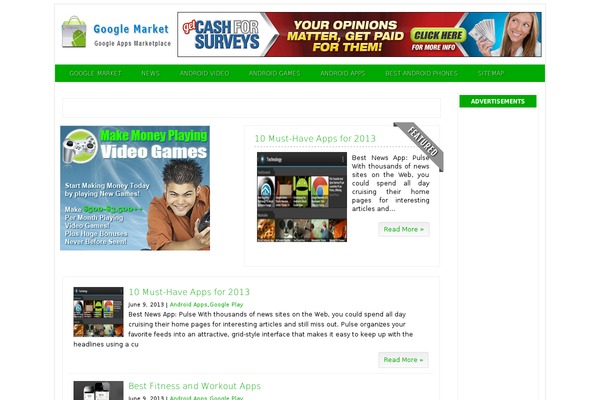 googlemarket.info site used Cleansense