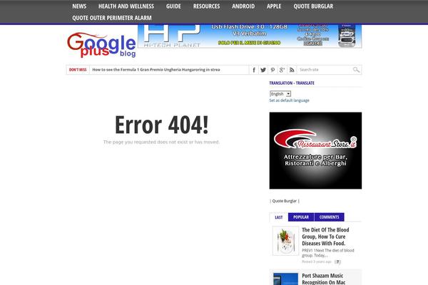 googleplusblog.it site used Max Mag