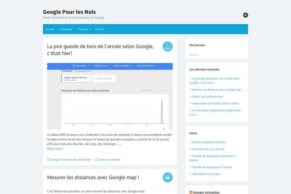 The Box theme site design template sample