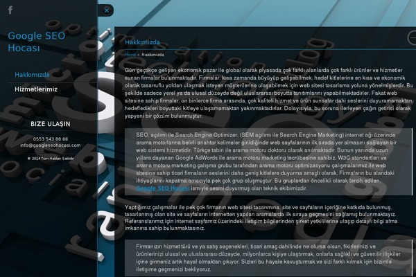Analytical Lite theme site design template sample