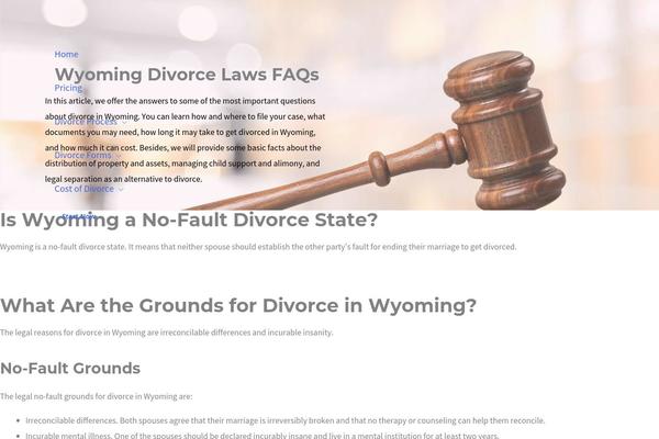 Site using Easy Table of Contents plugin