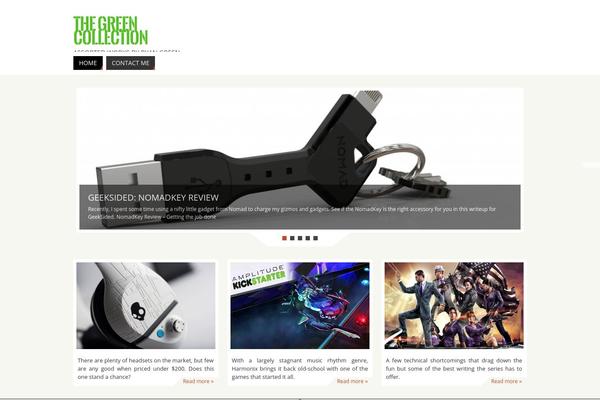 Parabola theme site design template sample