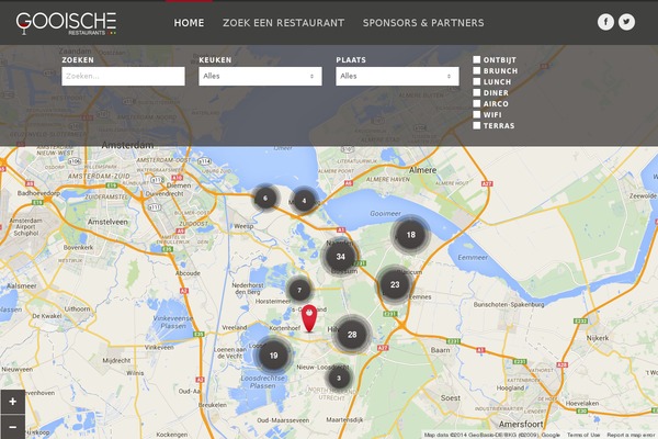 SpotFinder theme site design template sample