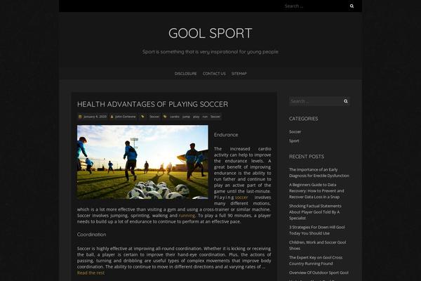Blackoot Lite theme site design template sample