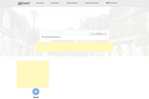 Vantage theme site design template sample