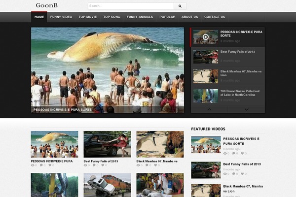 deTube theme site design template sample
