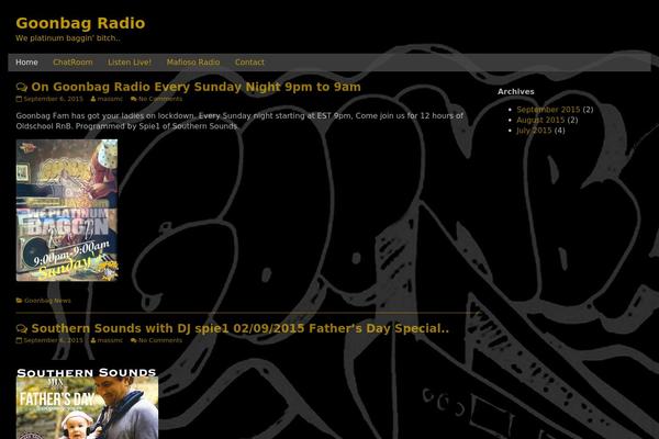 Inkblot theme site design template sample