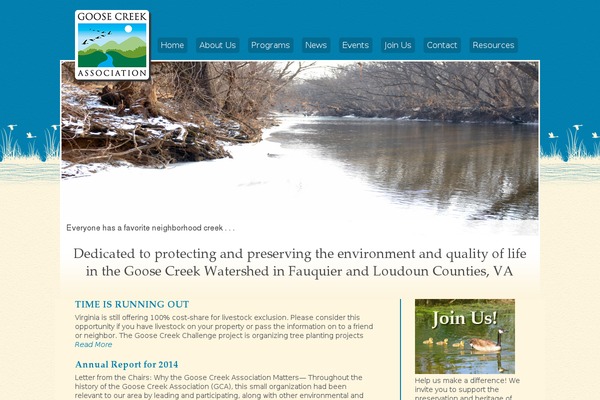 goosecreek.org site used Goosecreek