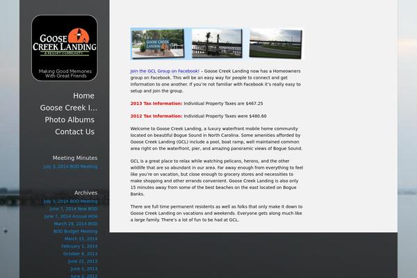 goosecreeklanding.com site used Displace