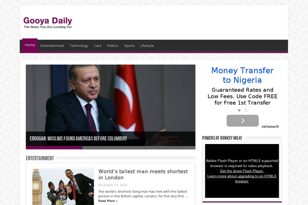 Sahifa theme theme site design template sample