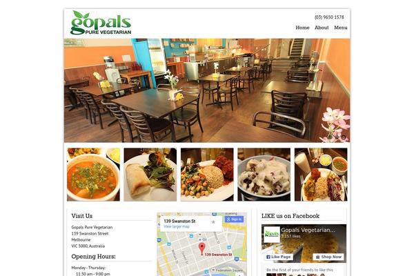 gopalspurevegetarian.com.au site used Bottega