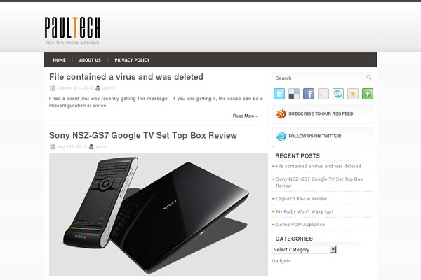 gopaultech.com site used TechNews