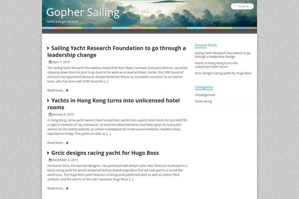 The WP theme site design template sample