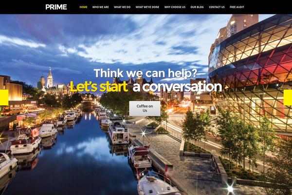 Scroller theme site design template sample