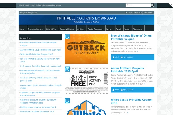 Kerenbro theme site design template sample