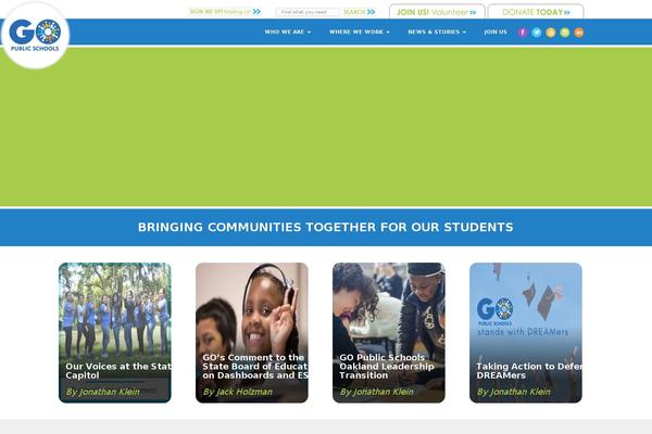 Go theme site design template sample