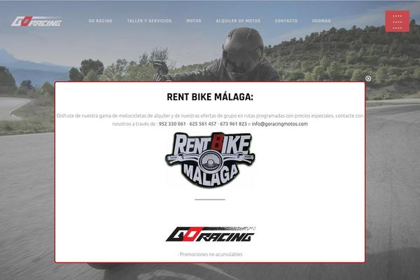 GrandPrix theme site design template sample