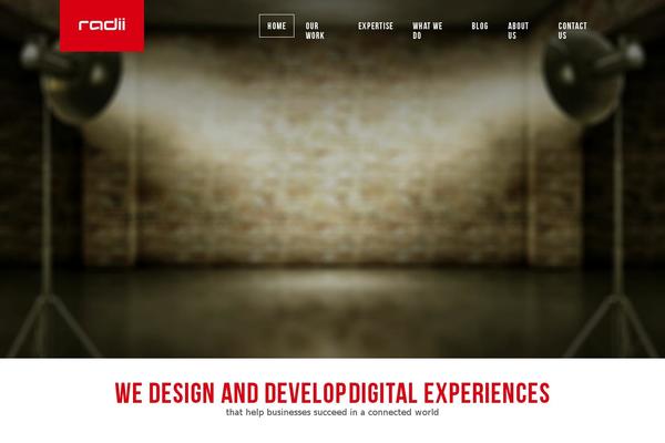 goradii.com site used Radii