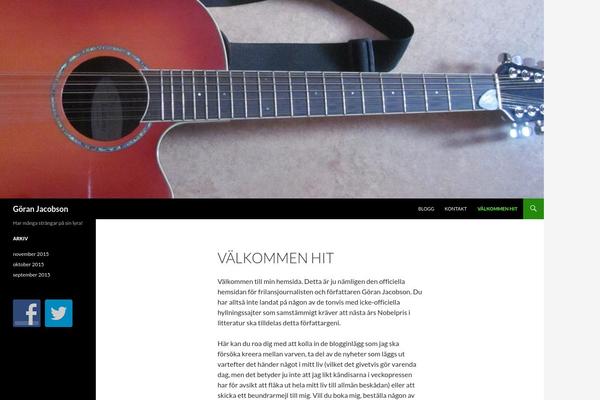 Twenty Fourteen theme site design template sample