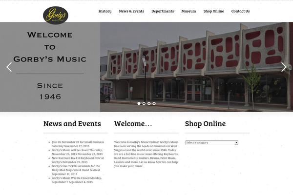 Soundstage theme site design template sample