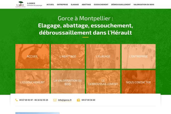 BlueCollar theme site design template sample