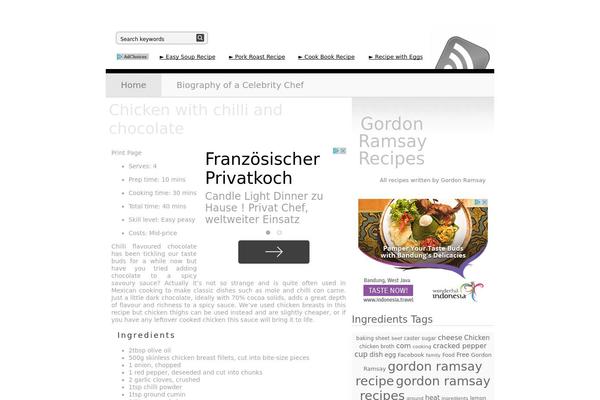 Simplenotes theme site design template sample