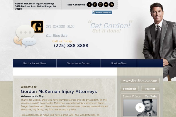 gordonmckernan.com site used Gordon