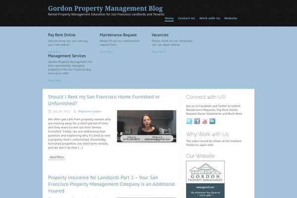 Olya theme site design template sample