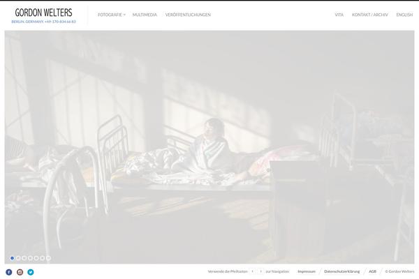 Fluxus theme site design template sample