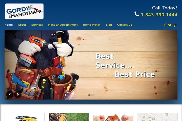 gordythehandyman.com site used Gordy