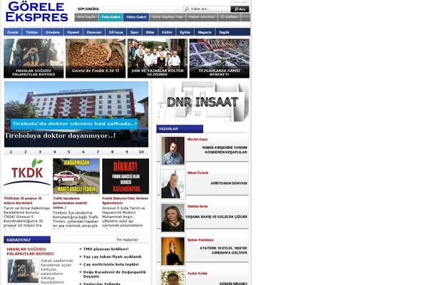 goreleekspres.com site used Safir_tema