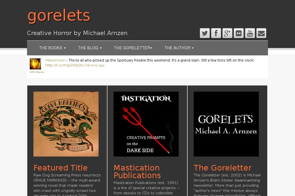 Site using MyBookTable Bookstore by Author Media plugin