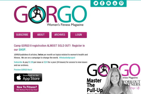 gorgomag.com site used Wordpresstheme