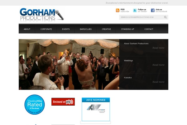 Lifestyle theme site design template sample