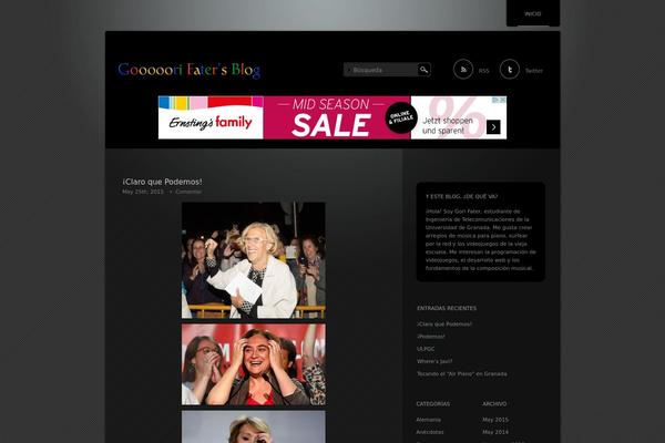 Piano Black theme site design template sample