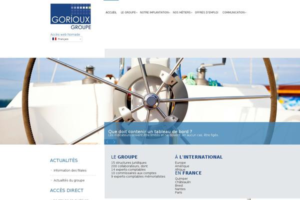 Novus theme site design template sample