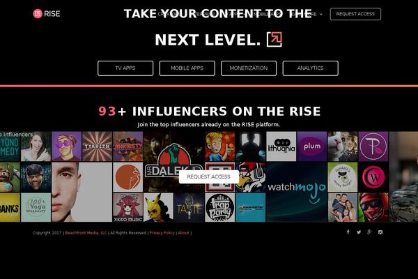 TheFox theme site design template sample