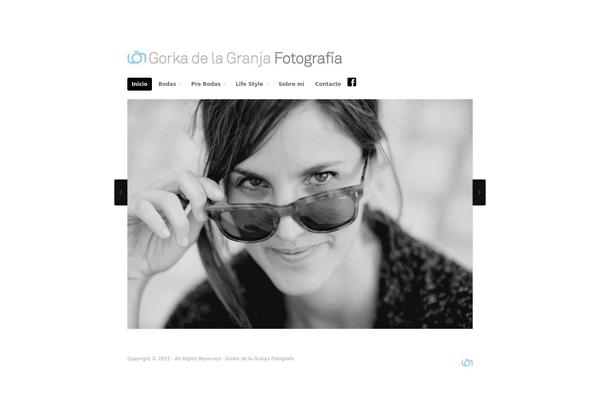 Portfolio theme site design template sample