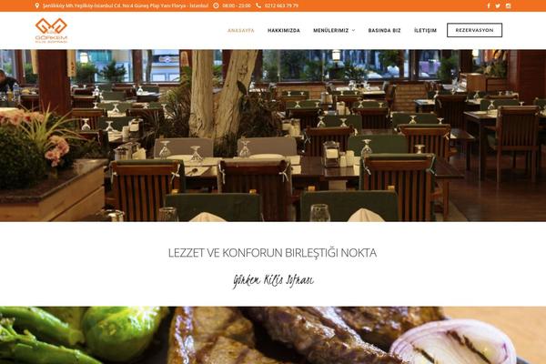 Grandrestaurant theme site design template sample