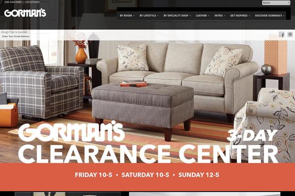 gormansfurniture.biz site used Gormans