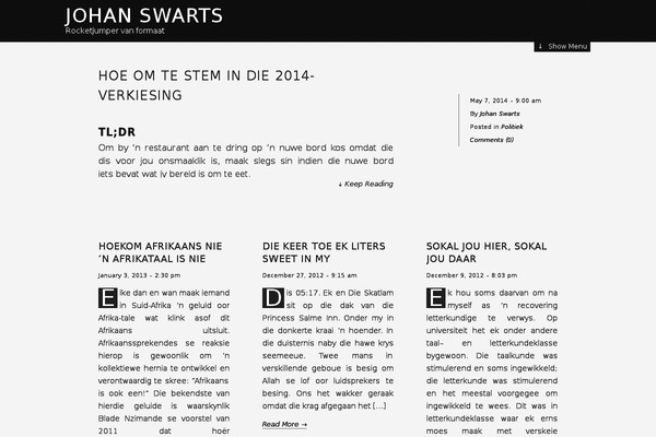 The Erudite theme site design template sample