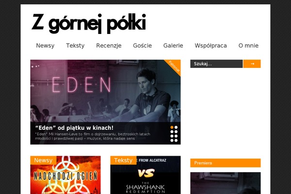 Gonzo theme site design template sample