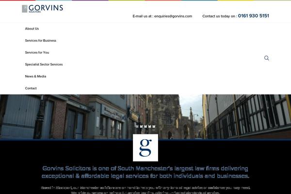 gorvins.com site used Gorvins